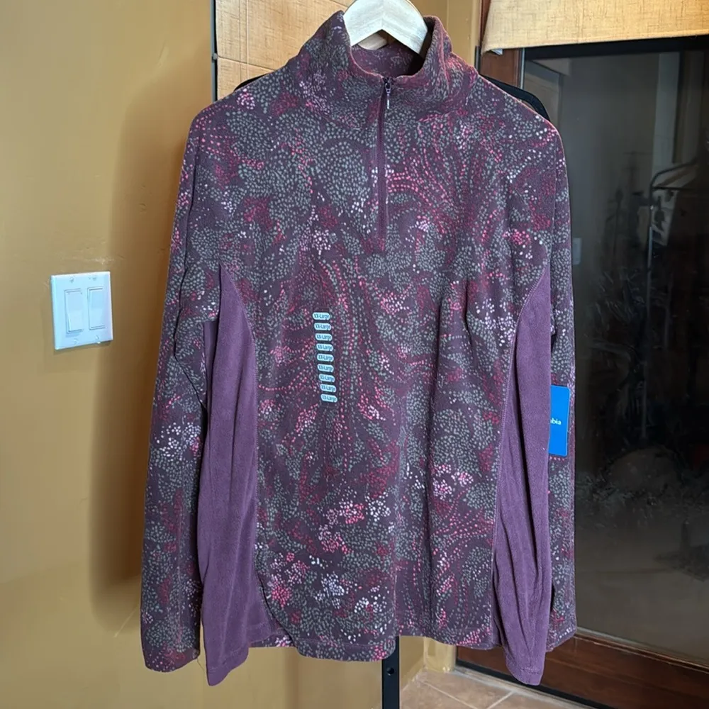 NWT Columbia Glacial IV Print 1/2-Zip Fleece Pullover Size XXL - Image 6