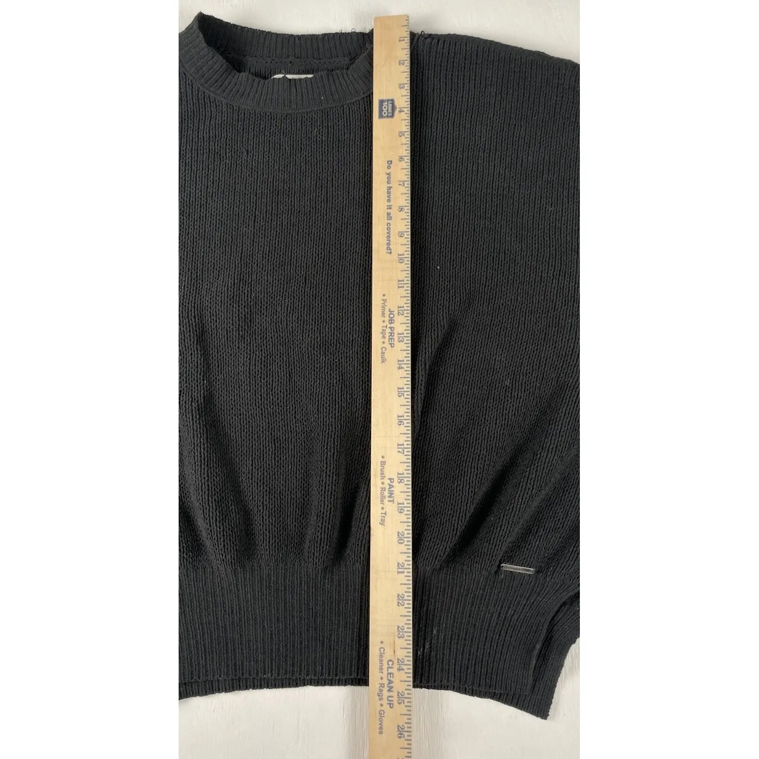 Abercrombie & Fitch Oversized Barrel Sleeve Sweater Top Soft Women M Cinch Cuff - Image 5