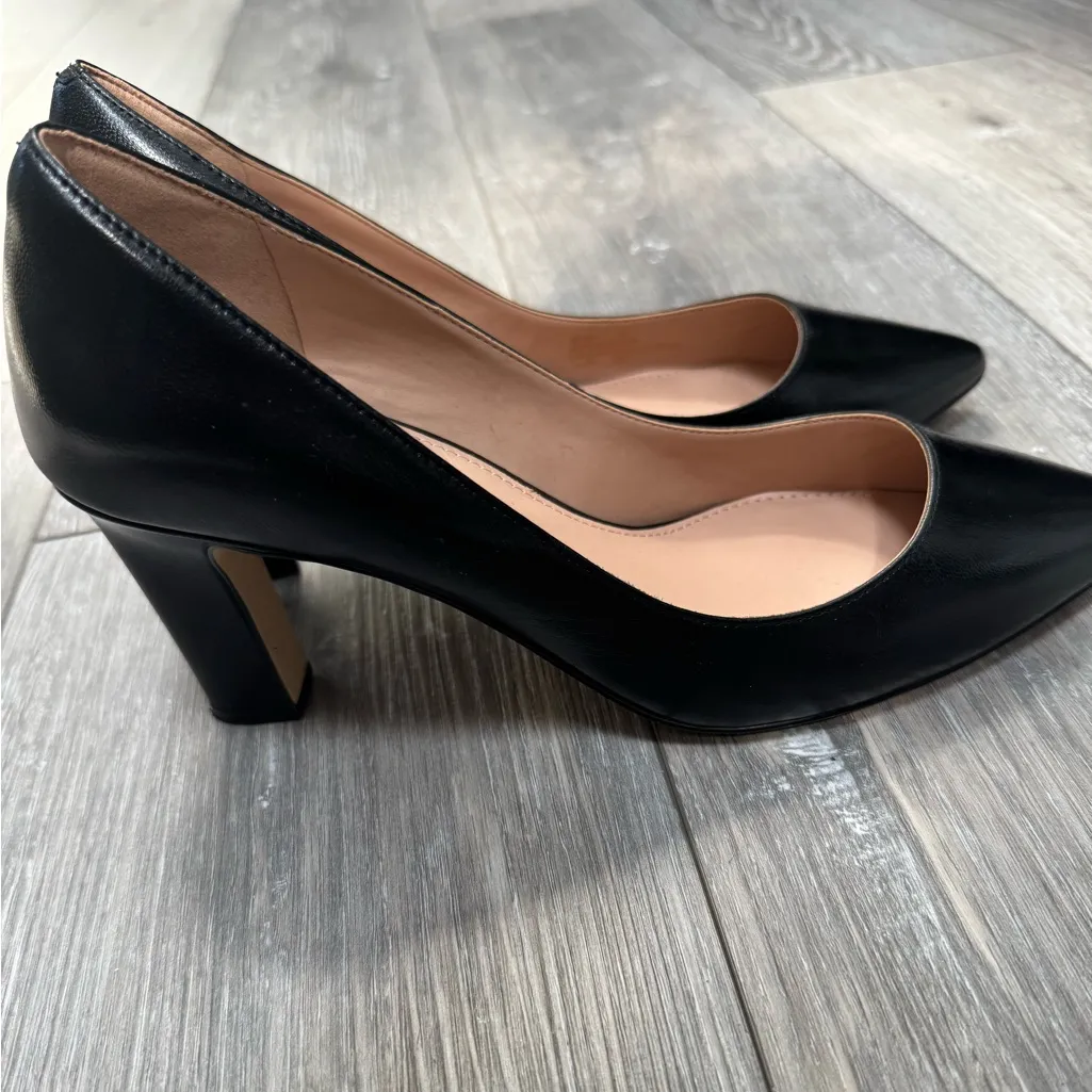 Cole Haan Mylar Black Leather Heels 9b - Image 7