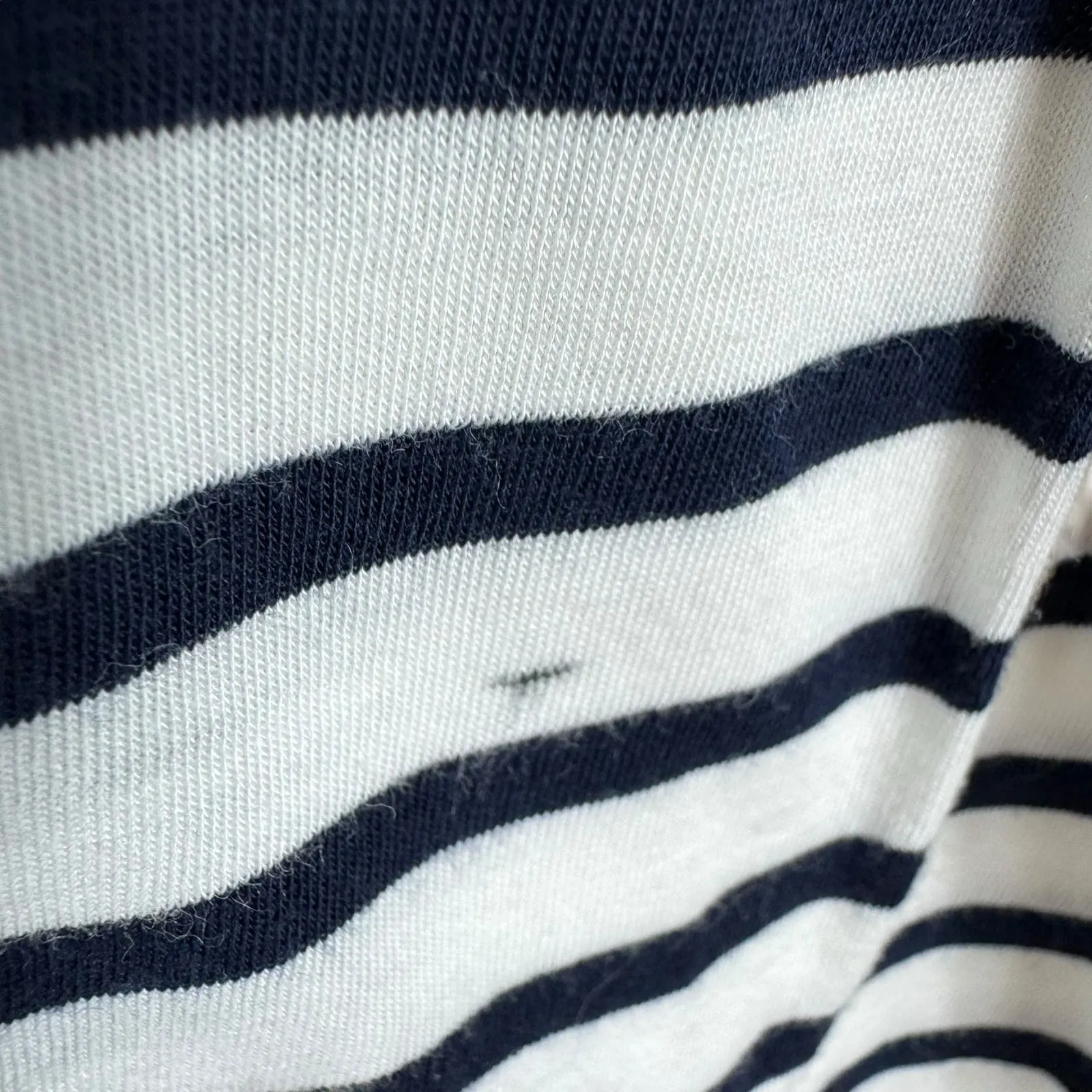 The Group By Babaton Black White Striped Cotton Modal Short Sleeve T-Shirt Sz M - Image 5