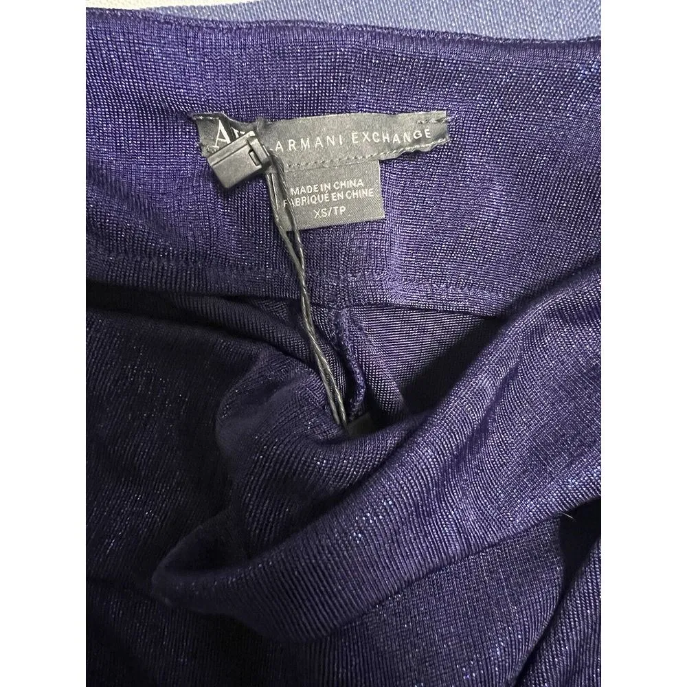 NWT A/X Armani Exchange Dress Purple Blue Women‎ Size  XS Sleeveless Xsmall BFC - Image 11