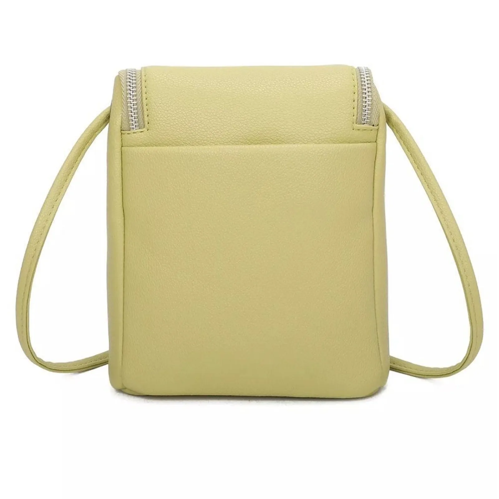 FRENCH CONNECTION Noreen Slouchy Easy Crossbody Cell Phone Bag in Wasabi Green - Image 4