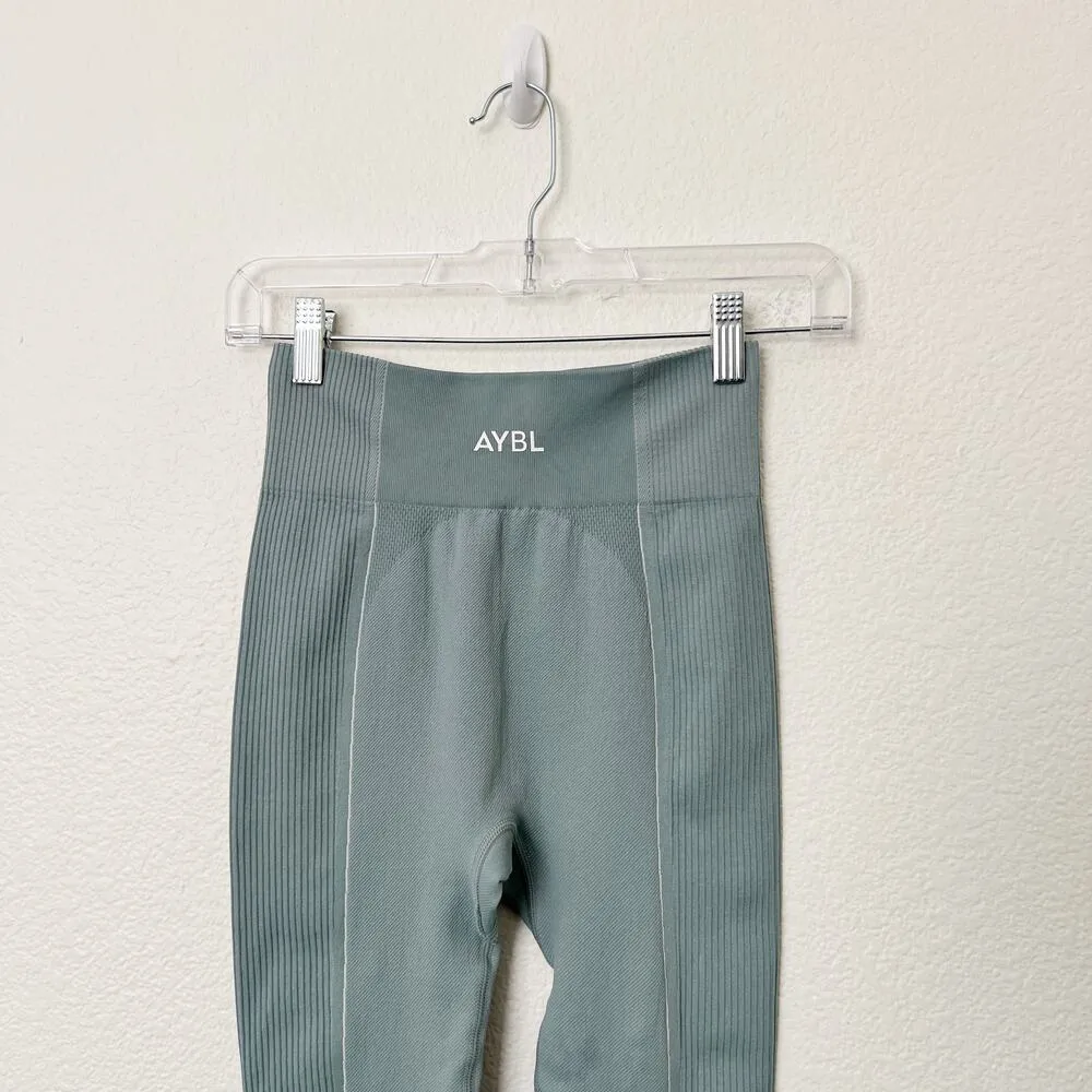 [AYBL] Teal Seamless Reflex Sports Bra & Legging Matching Set Size Small S - Image 7