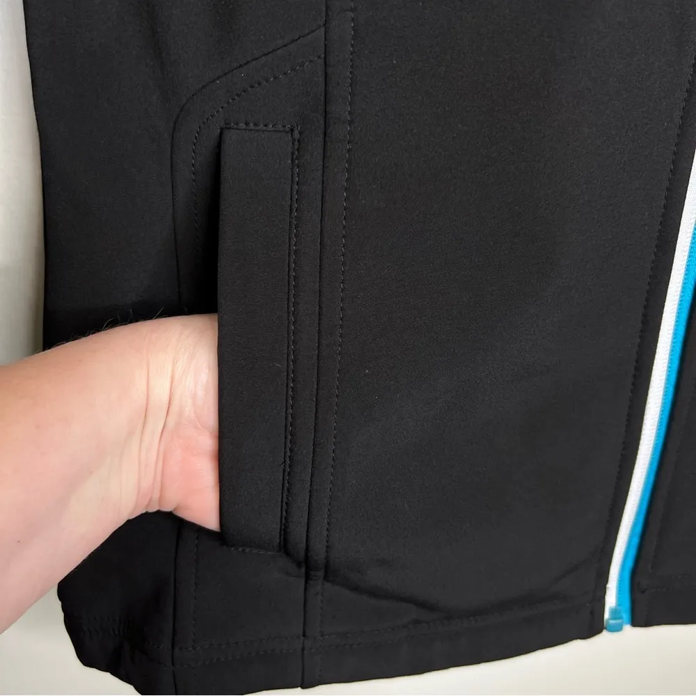 Snozu Performance Jacket with Hood Woman’s Size Small Fitted Lightweight Black - Image 4