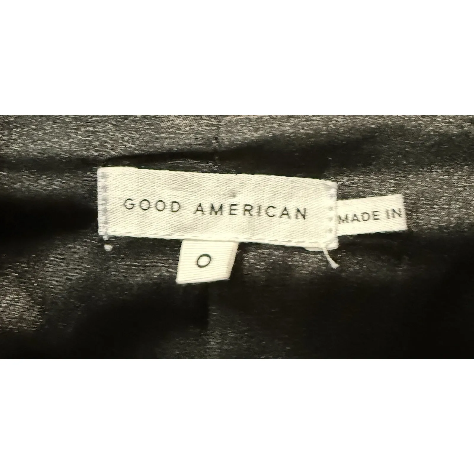 NWT Good American‎ Fit & Flatter Two Tone Navy / Black Blazer 0 $215 - Image 4