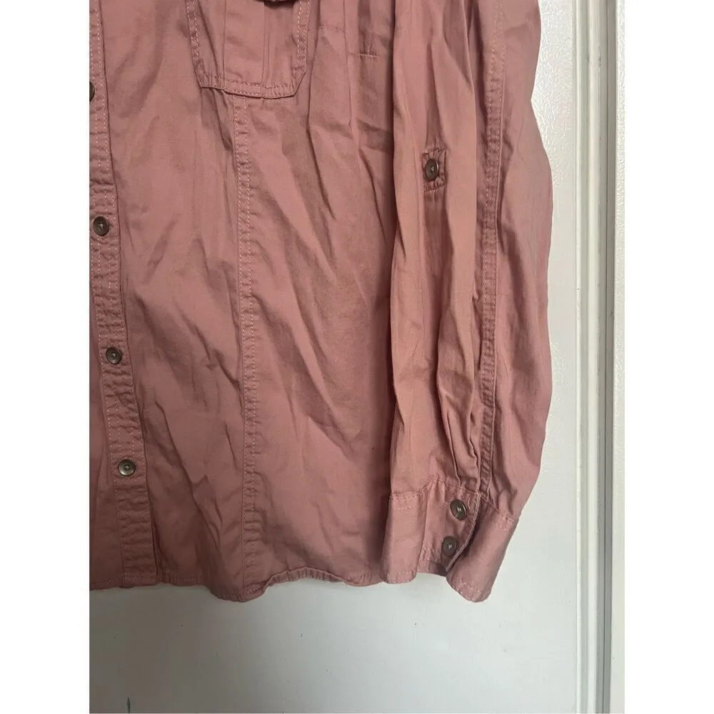 Sonoma Button Up Top Woman’s Size XL 100% Cotton - Image 2