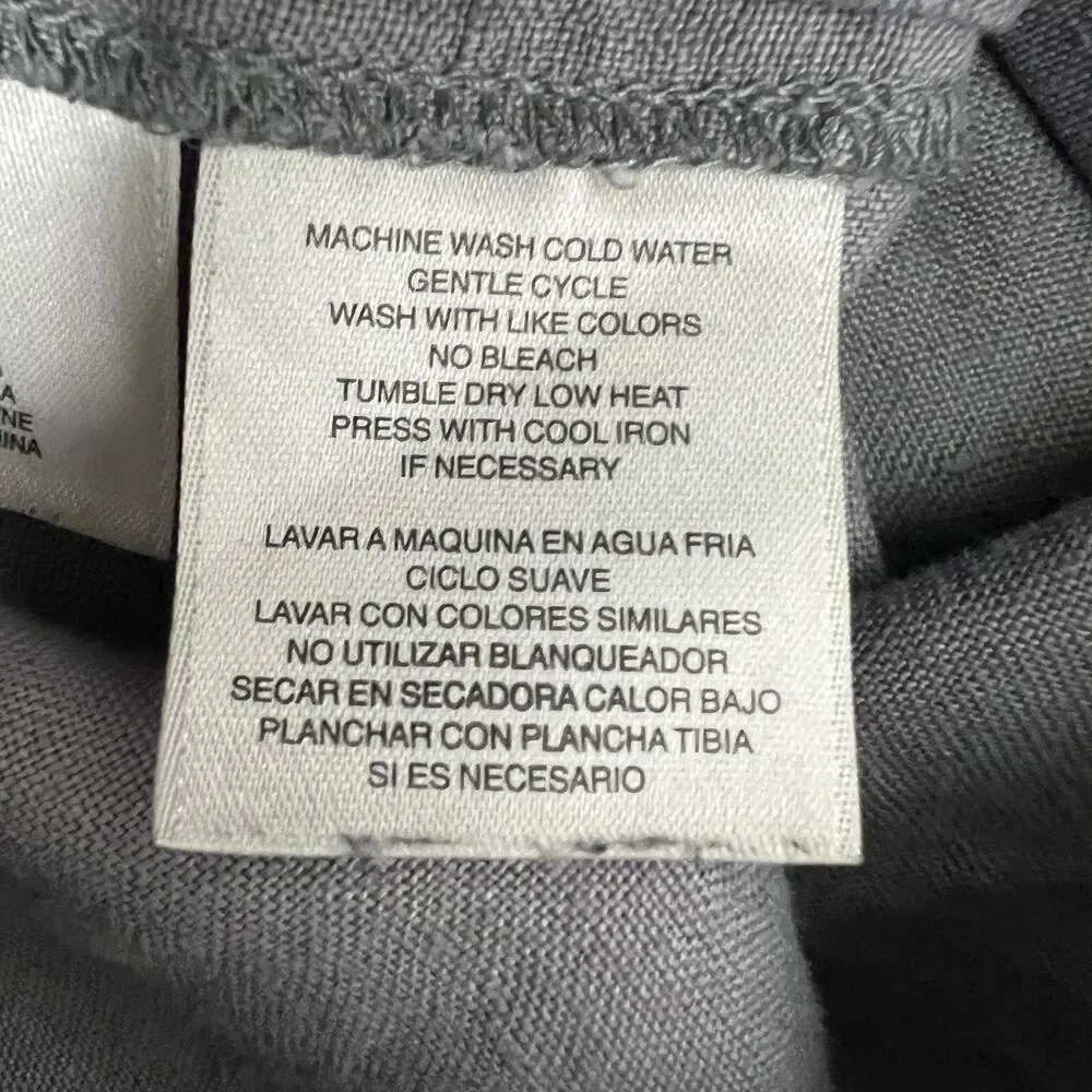 Jones New York 100% Linen Bohemian Cottagecore Beach Workwear Womens Top Small - Image 12