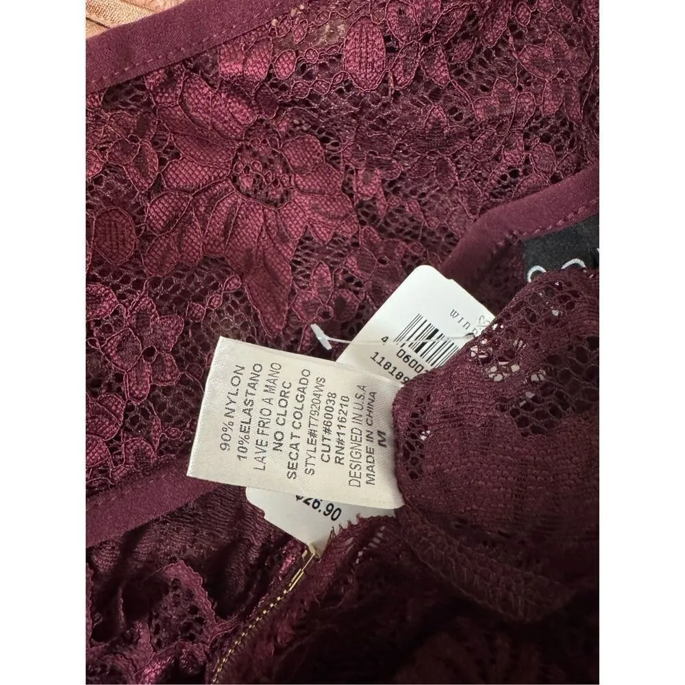 Windsor laced red bodysuit - Image 8