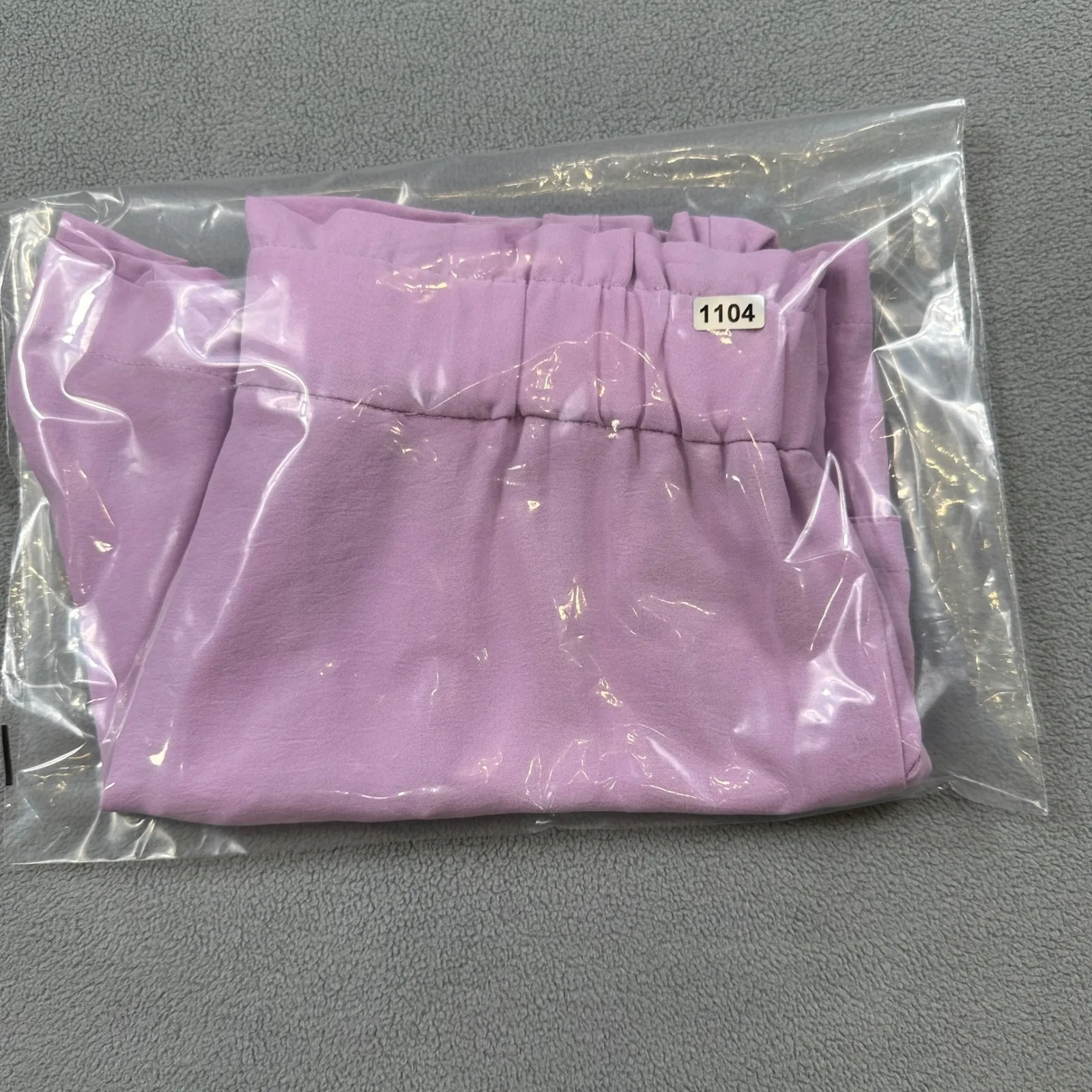 Adyson Parker Shorts Womens XS Lavender Paperbag Waist Tie Front Lightweight Purple - Image 7