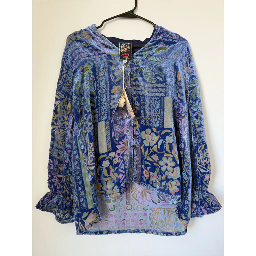 JOASIE BURNOUT BLOUSE - Image 3