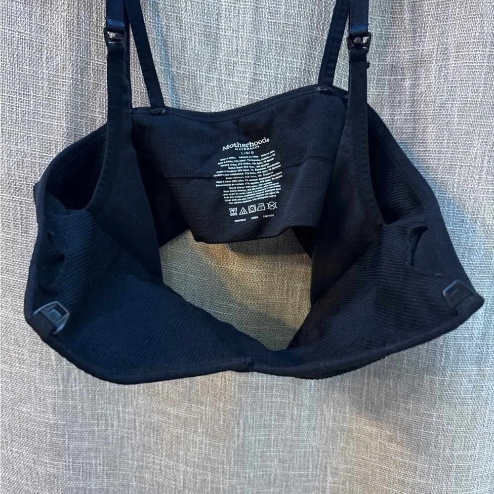 Motherhood Maternity Lightly Lined Sportsbra Maternity & Nursing Bra Size Large - Image 5