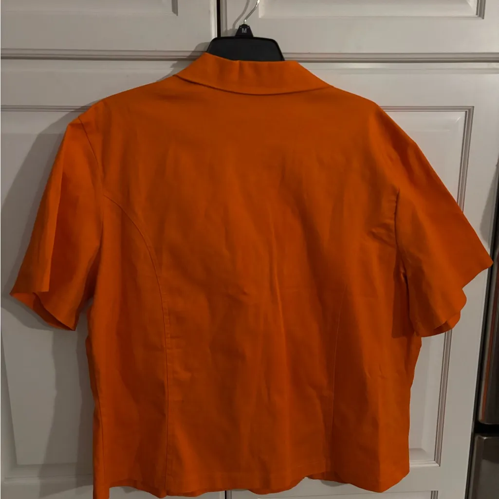 WOMEN’S‎ Gold Flava orange sleeveless blouse size 22 - Image 5