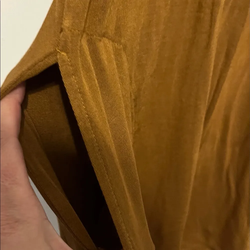 Logo Lori Goldstein brown tunic dress in medium - Image 2