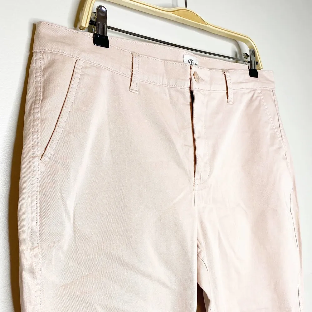J Crew Slim Straight Chino Pants Pink Size 32P petite NWT - Image 3