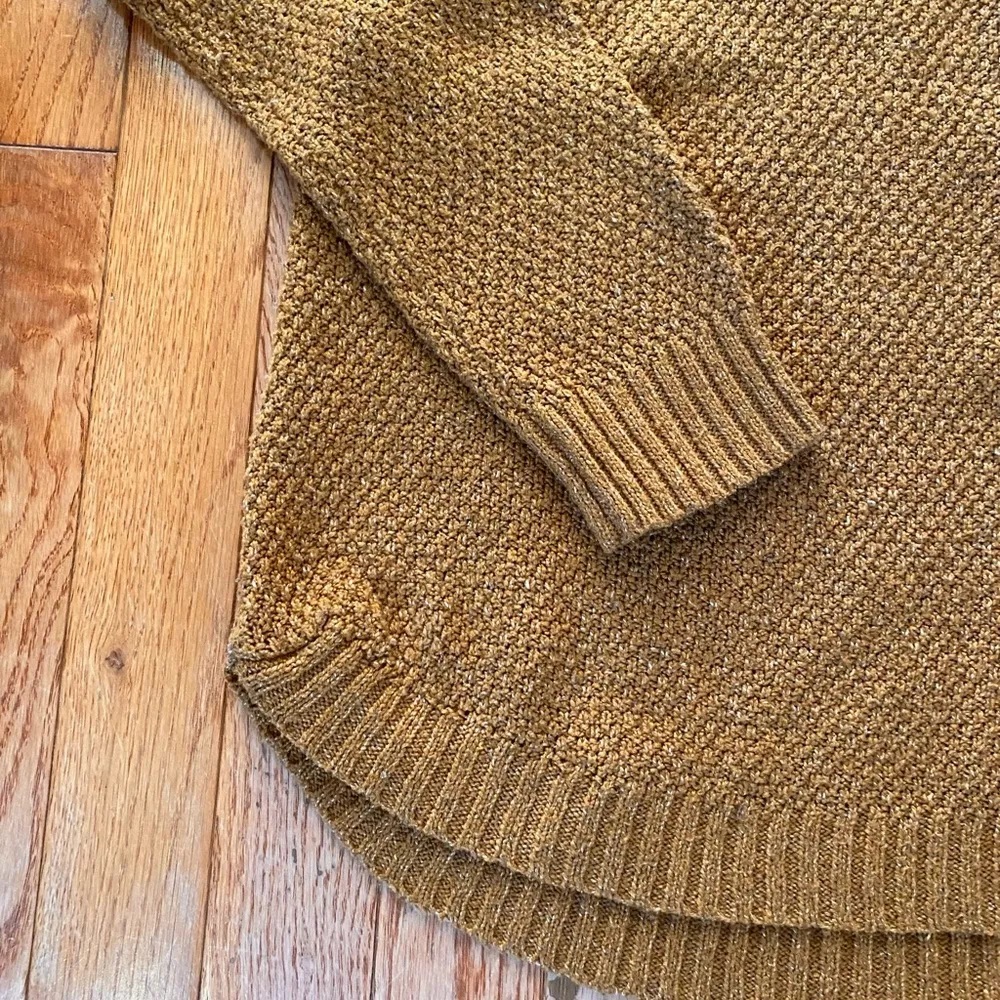 Carmel brown knit sweater Size M - Image 4