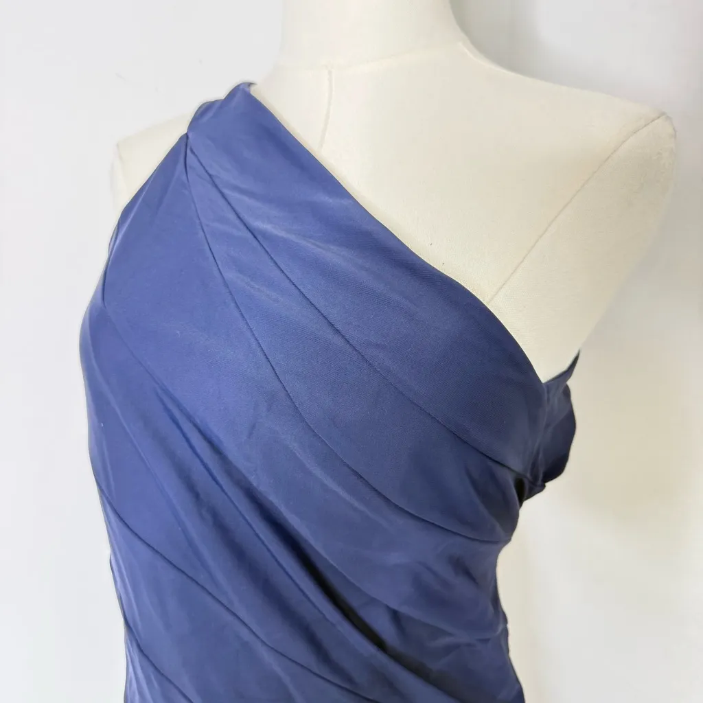 Summersalt The Sidestroke One-Shoulder Swimsuit Women’s Size 12 Deep Sea Navy - Image 7