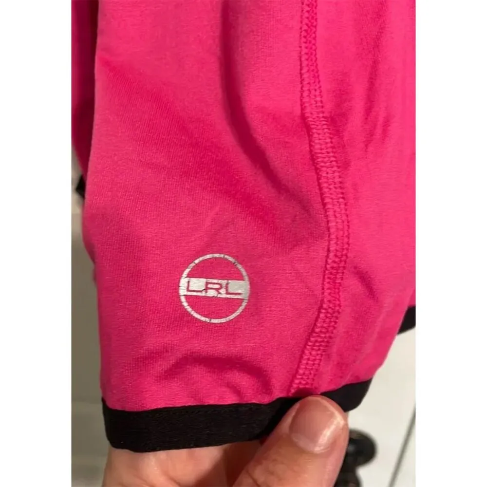 Women's Pink Running Pullover M Quarter-Zip Hand Coverage - Image 8