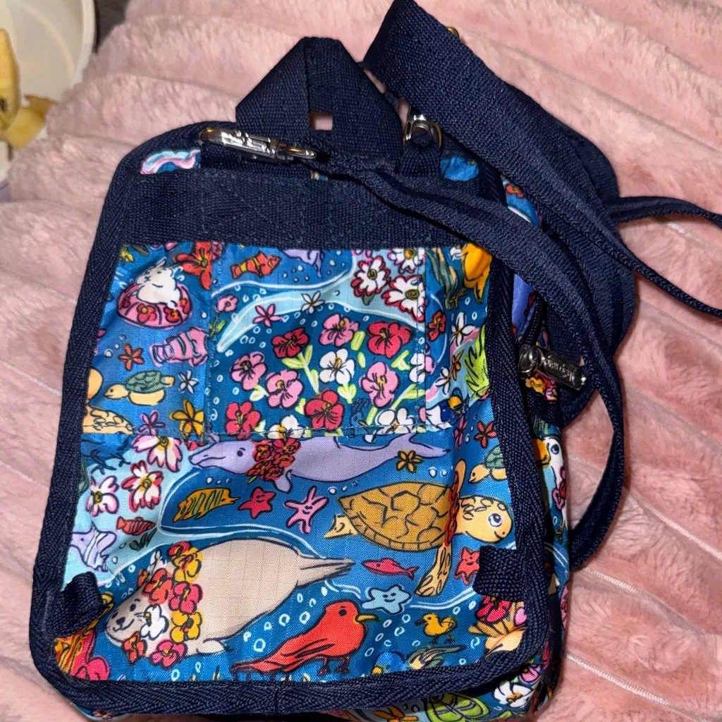 Lesportsac Hawaii Wild Adaptable Mini Backpack Hawaii Boutique Exclusive MIP - Image 4