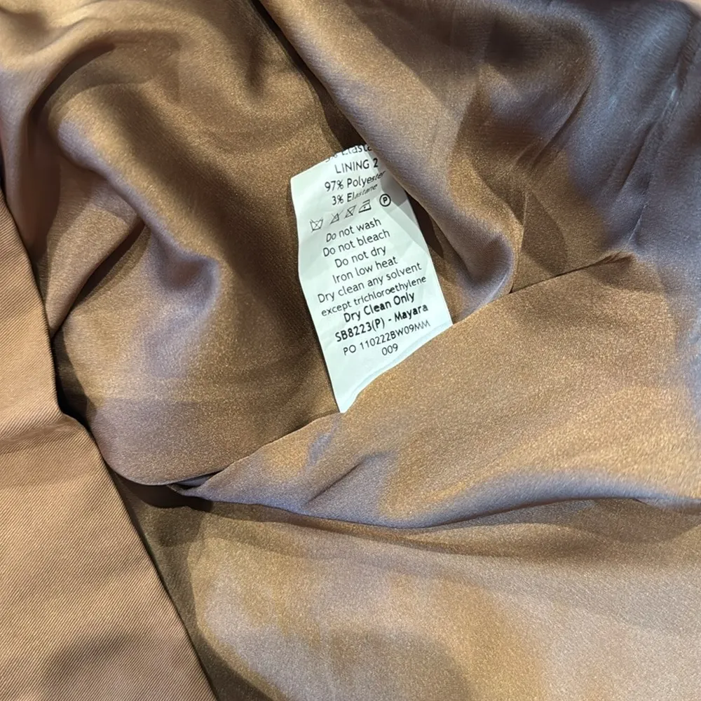 NWOT House of CB Mayara Structured Corset Mini Dress Mocha Brown Sz XL PLUS CUP - Image 9