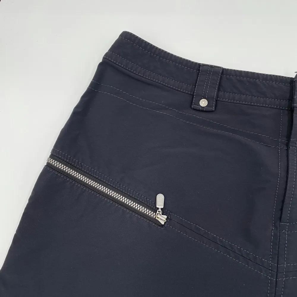 Athleta Women's Black Zippered Athletic Skirt Size 14 Style 45335 Outdoor Hiking - Image 4