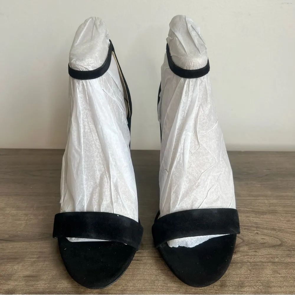 Sam Edelman Yaro Black Suede Block Heel Women's Sandal Size 10 SKU#24240 - Image 4