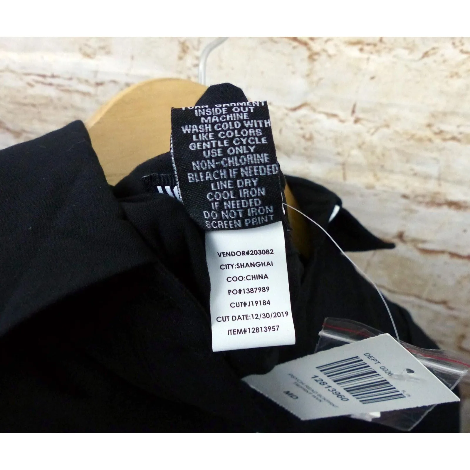 Hot Topic Shirt Women M Black Psychic Reader Tie Front Button Goth Witch Moon - Image 13