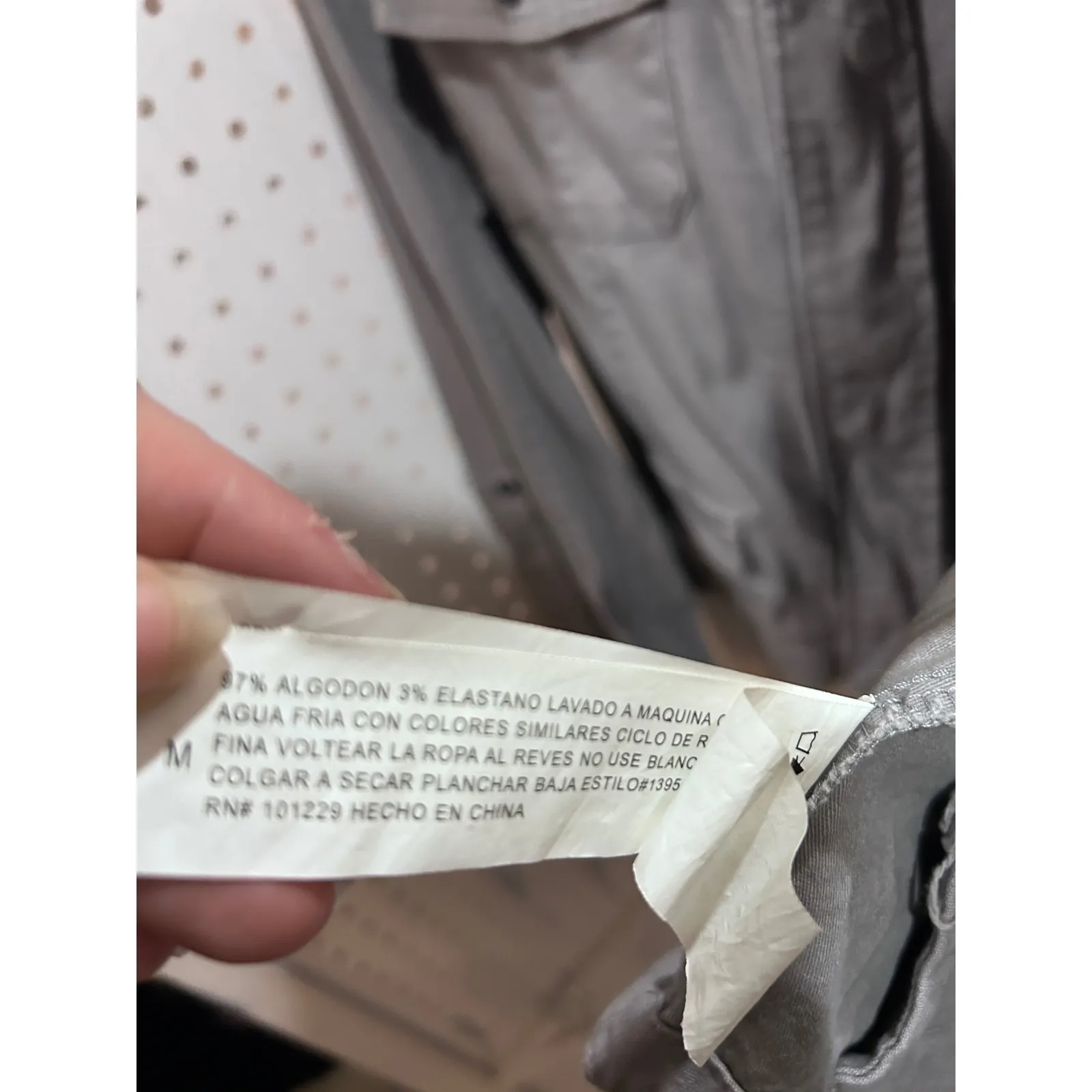 Ashley Utility Collection Gray Military Style Jacket Women's Medium Utility - Image 5