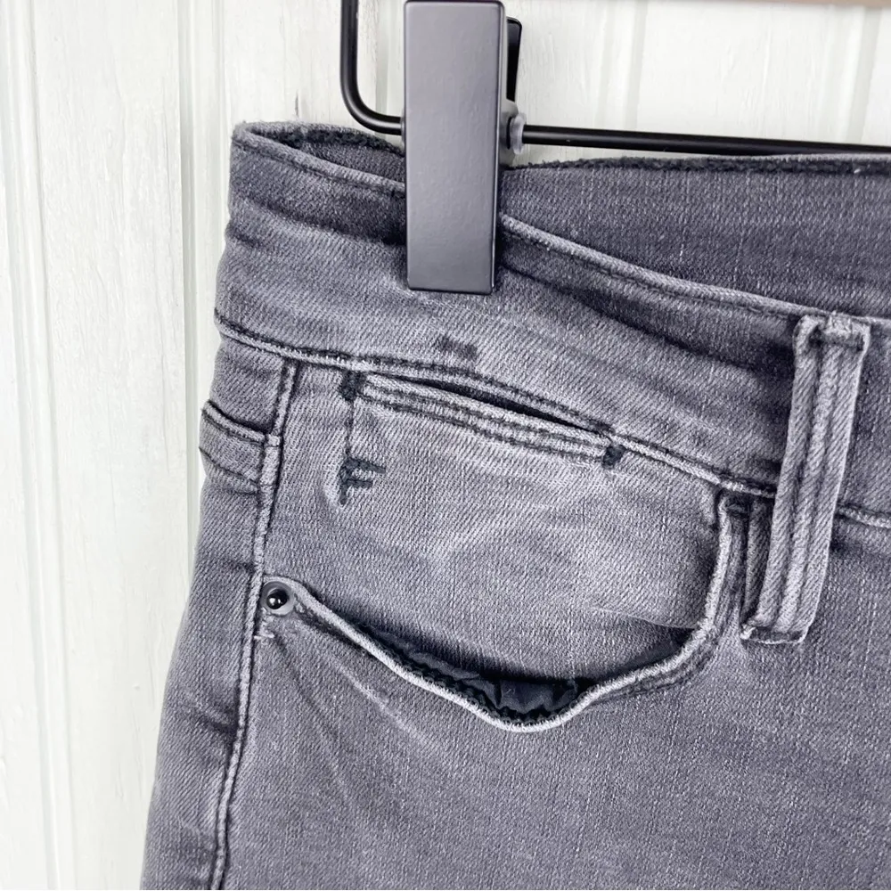 Frame Denim Le High Skinny Jeans Faded Grey Charcoal Wash Women's Size 27 - Image 4