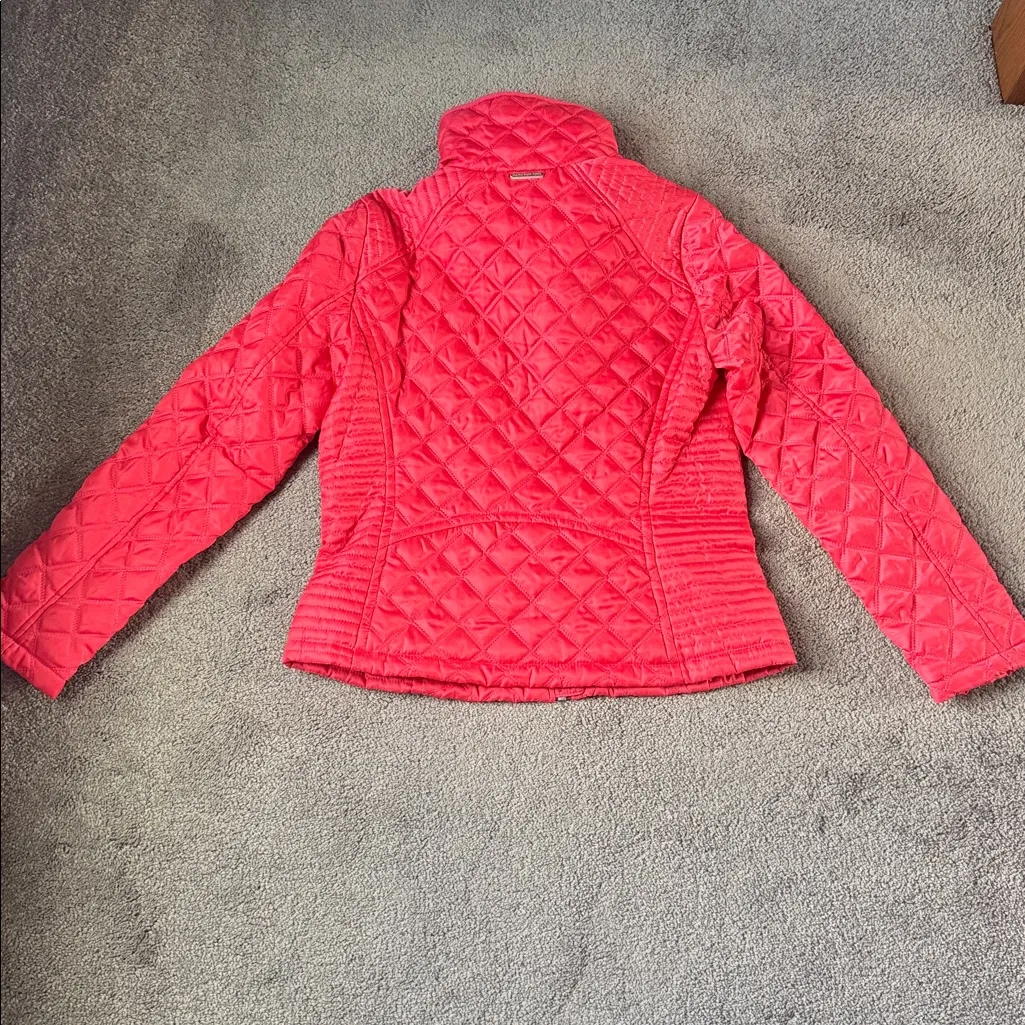 Marc New York Andrew Marc Coral Pink Quilted Puffer Jacket SIZE S - Image 6