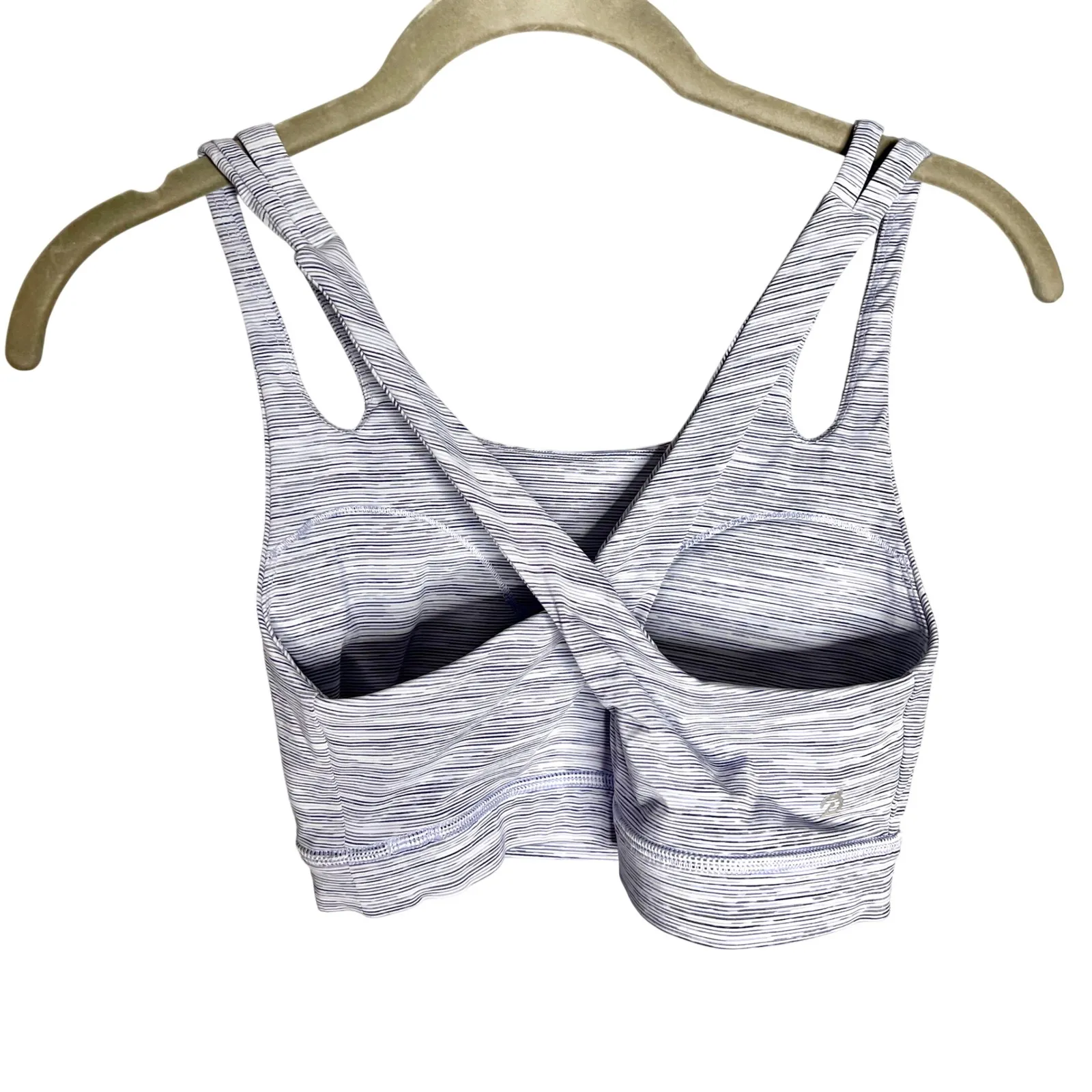 Peloton Blue Space Dye Logo Matching Set Size Small Sports Bra Leggings - Image 5