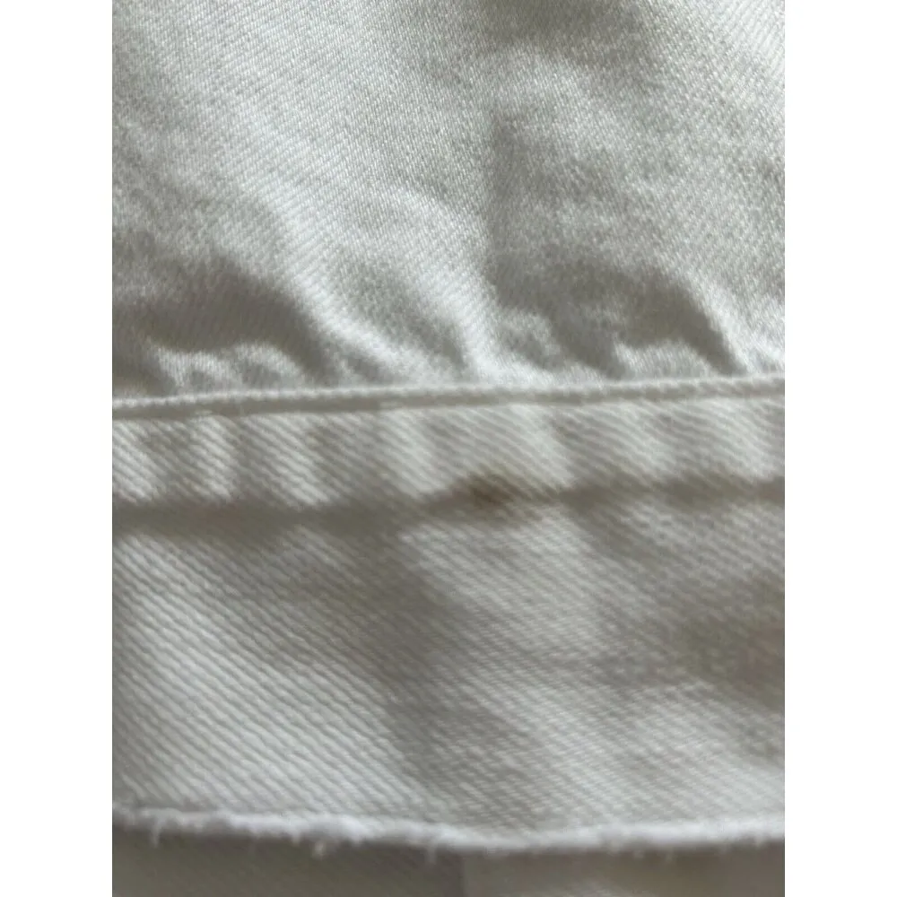 Pistola Women’s Saba “ Blizzard White“ Denim Trucker Jean Jacket Size S - Image 6