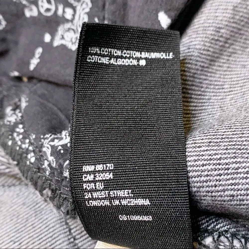 Women's Free People We The Free Sanded Black Side Car Denim Mini Skirt - Image 7