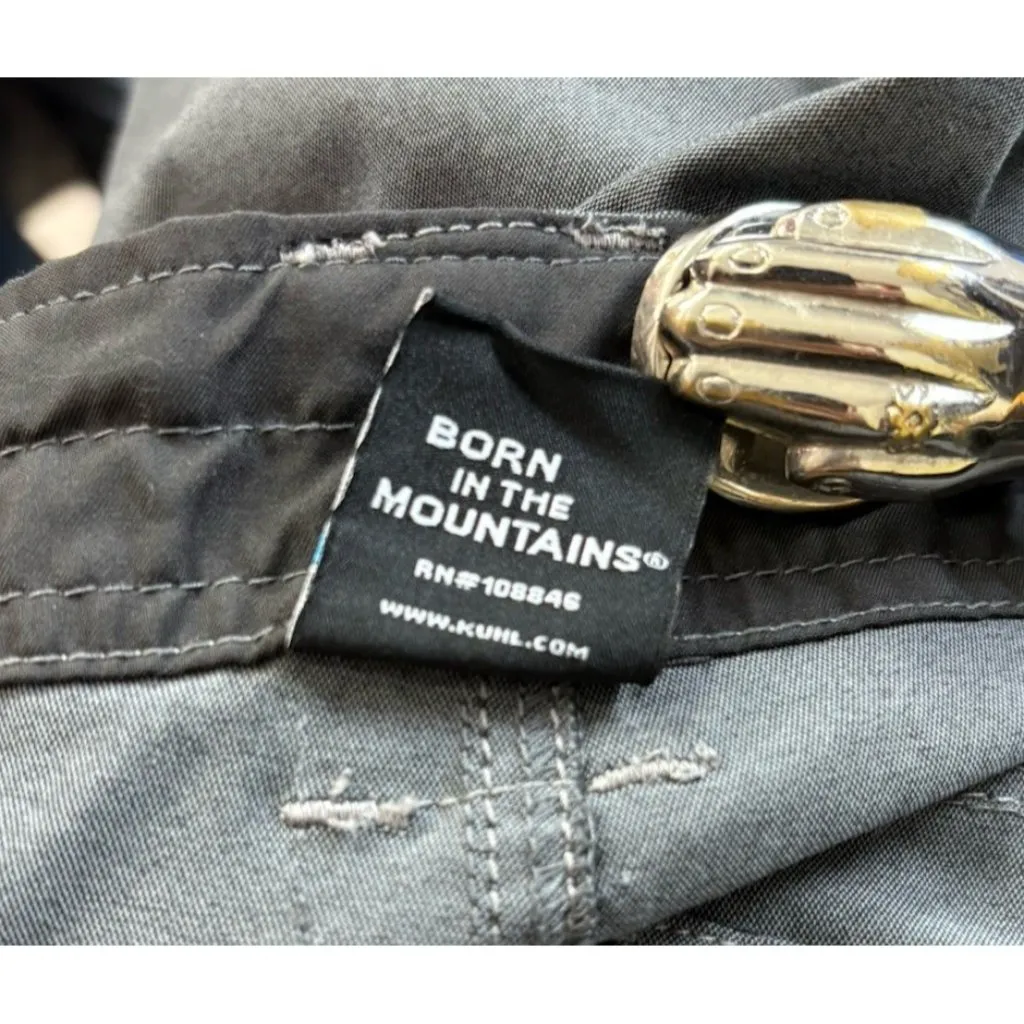 *KUHL Womens Pant Size 14R Gray Outdoor Hiking Camping Activewear Gorpcore - Image 5