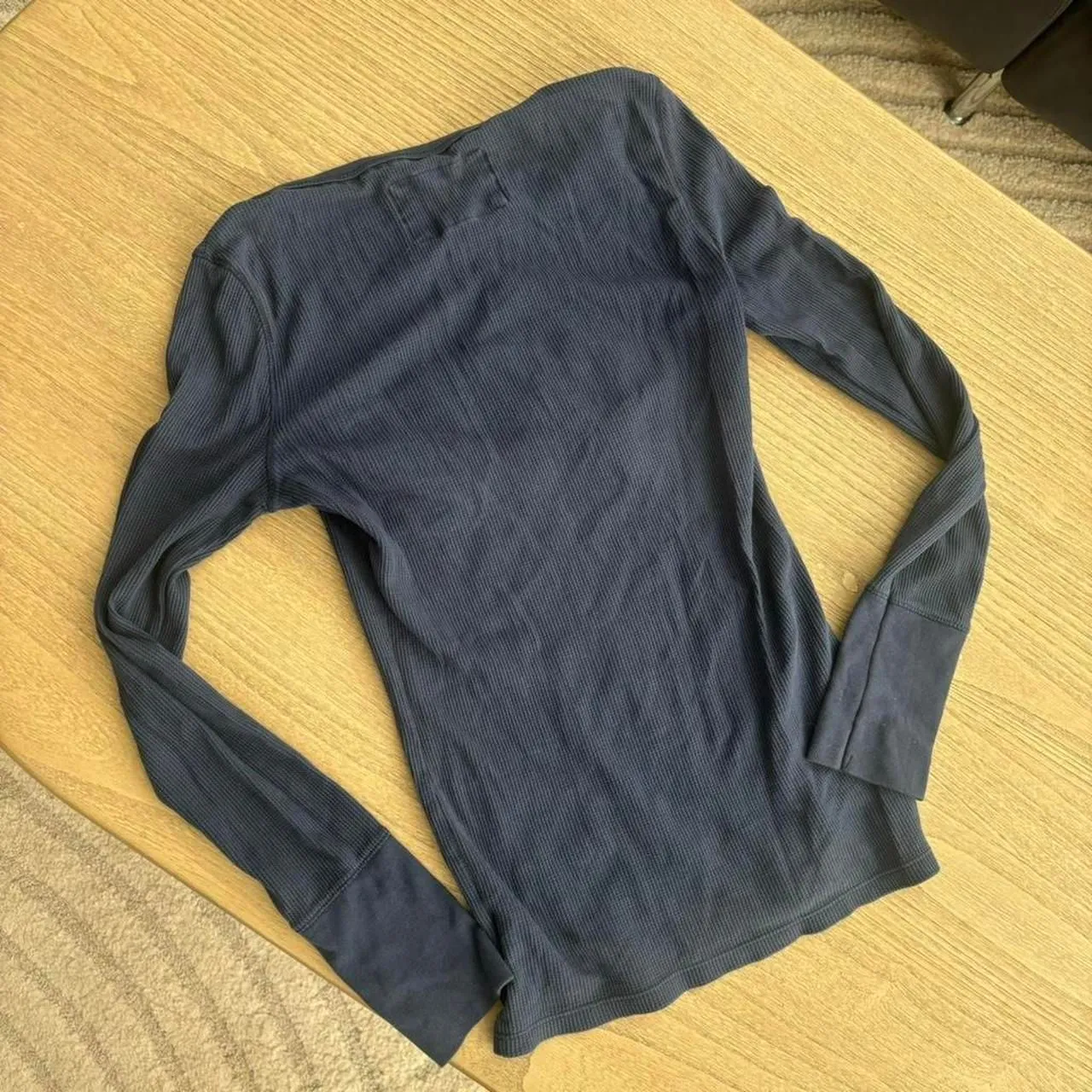 Y2K Aeropostale Blue Long Sleeve Medium - Image 4