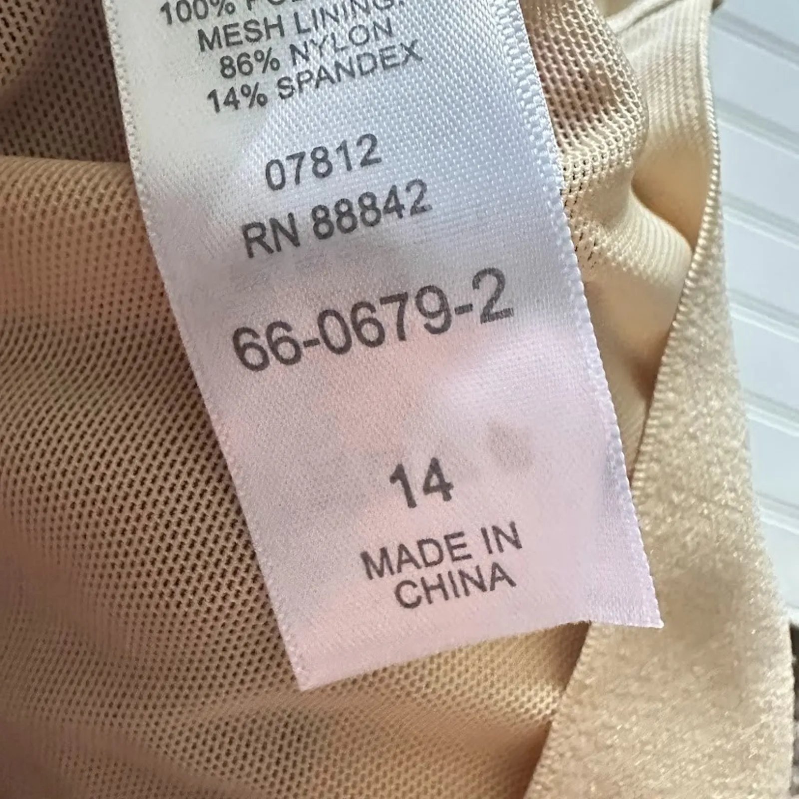 Aquabelle One Piece Womens 14 Swimsuit Swim Beach Resort Cruise Grey Padded Gray - Image 8