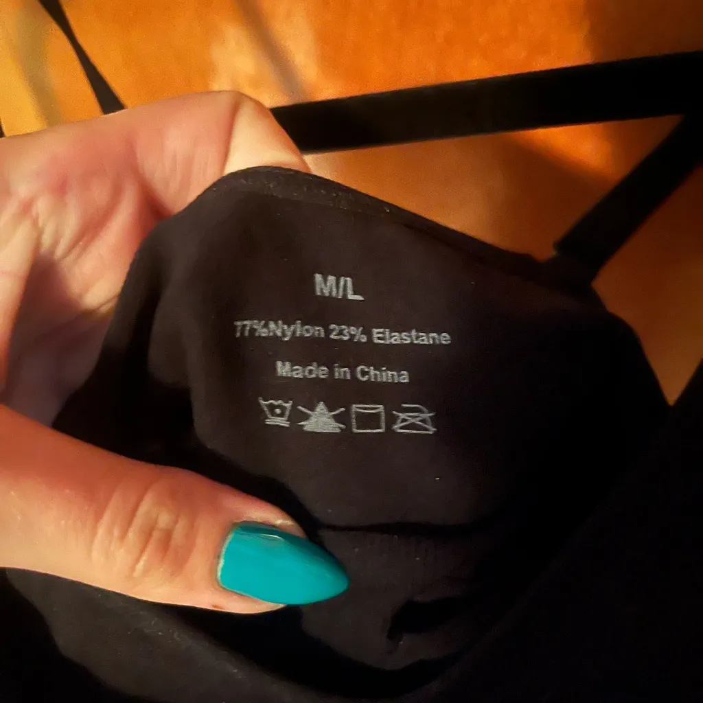 FeelinGirl bodysuit size M/L Black Size M - Image 3