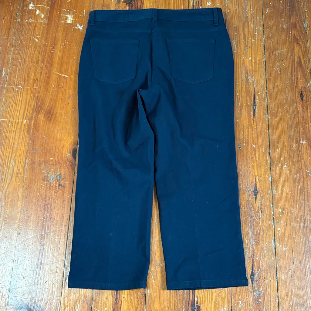 Talbots Midnight Blue Trousers Cropped Size 12 Pants - Image 7