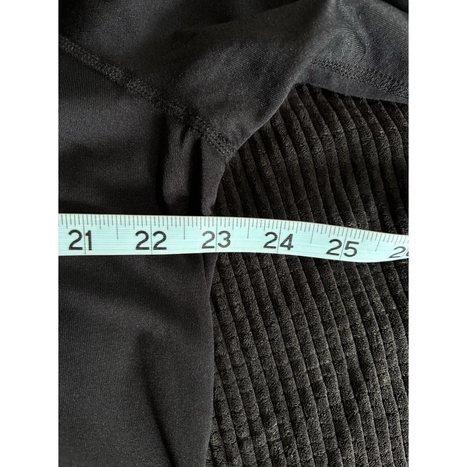 Climate Right Cuddle Duds Long Sleeve Fleece Lined Size XXL Round Neck Warm Blk Black - Image 5