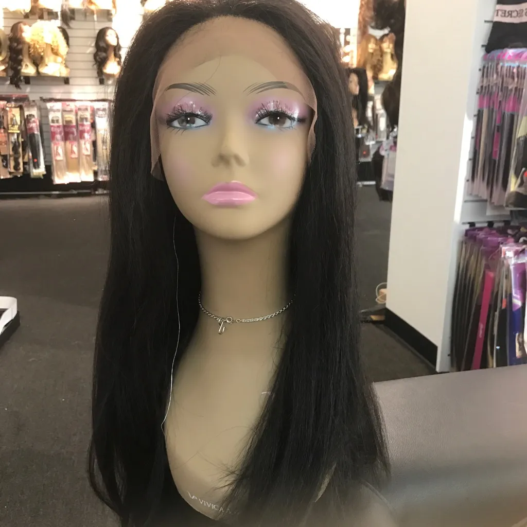 Off black dark brown wig Thick Freepart Wig 2020 - Image 2