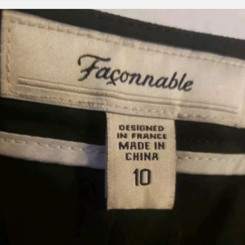 Faconnable Nordstroms pants vintage “ like new “! Black Size 10 - Image 3