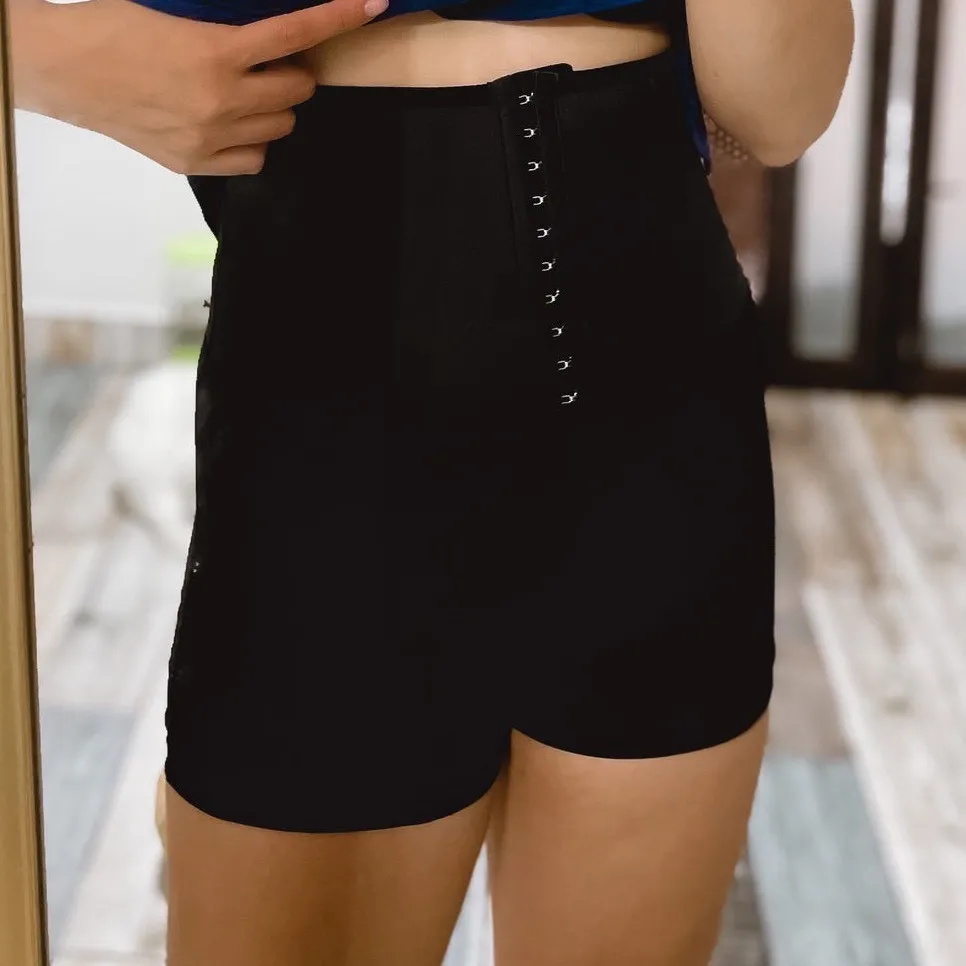 Corset High NEW Waist Shorts Tummy Control Shapewear Body Shaper Black Plus 3X Size undefined - Image 2