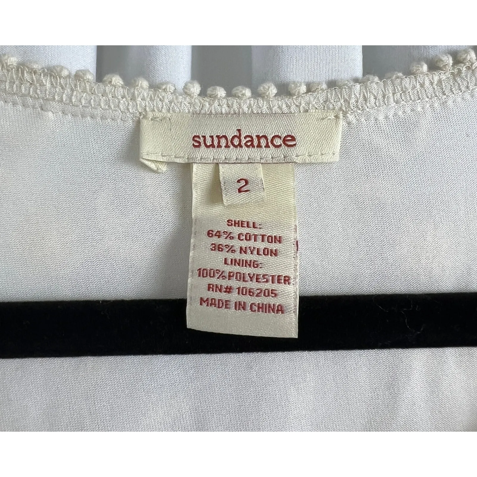 Sundance Cream Embroidered Lace Coquette Dress Women's Size 2 Romantic Cottage - Image 7
