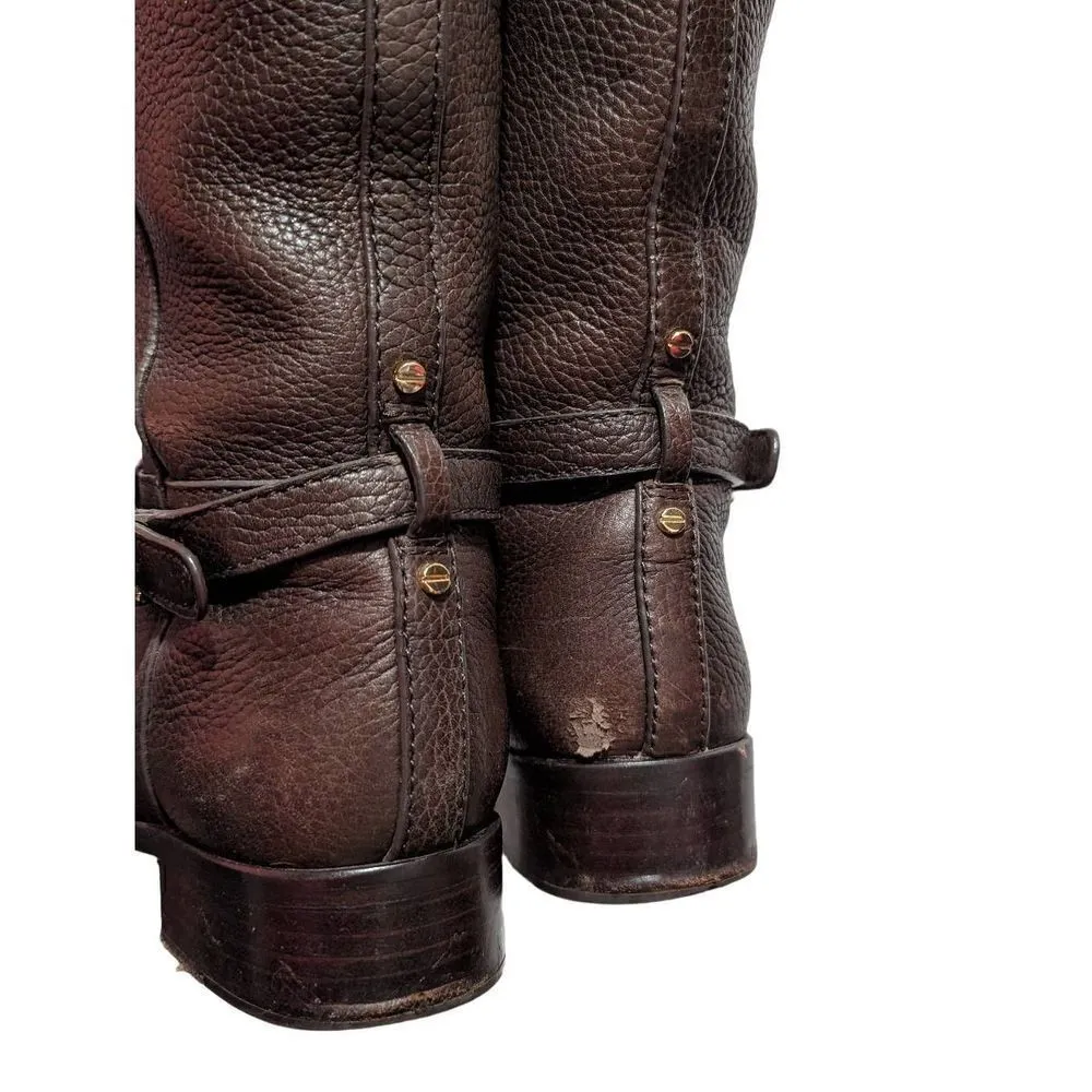 Tory Burch marlene riding boot in brown size 6 - Image 4