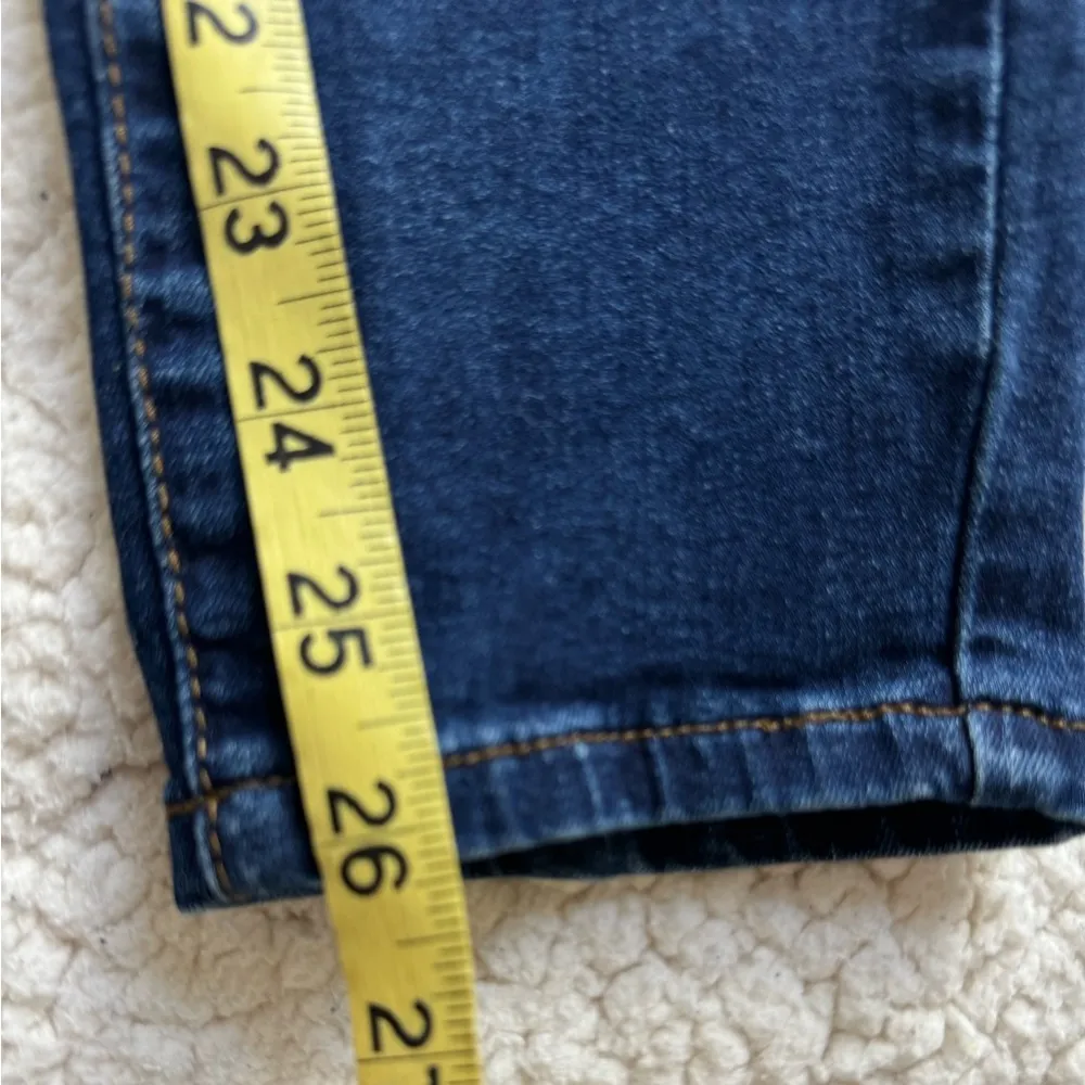 Tahari Dark Wash Kelly Classic High Waist Skinny Jeans Sz 4 - Image 10