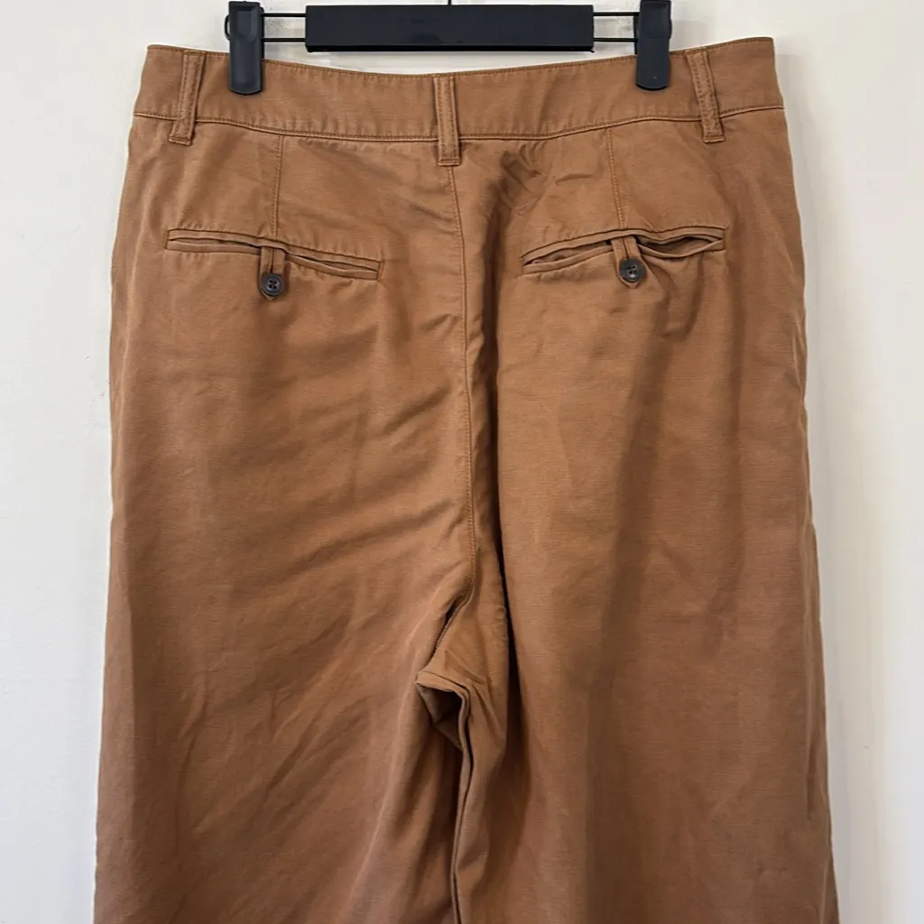 Madewell The Harlow Wide-Leg Pant Acorn Size 12 - Image 9