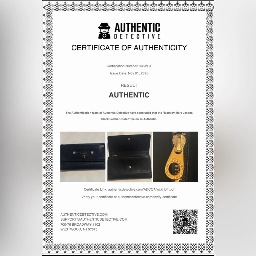 Marc by Marc Jacobs Black Leather Clutch EUC - Image 14