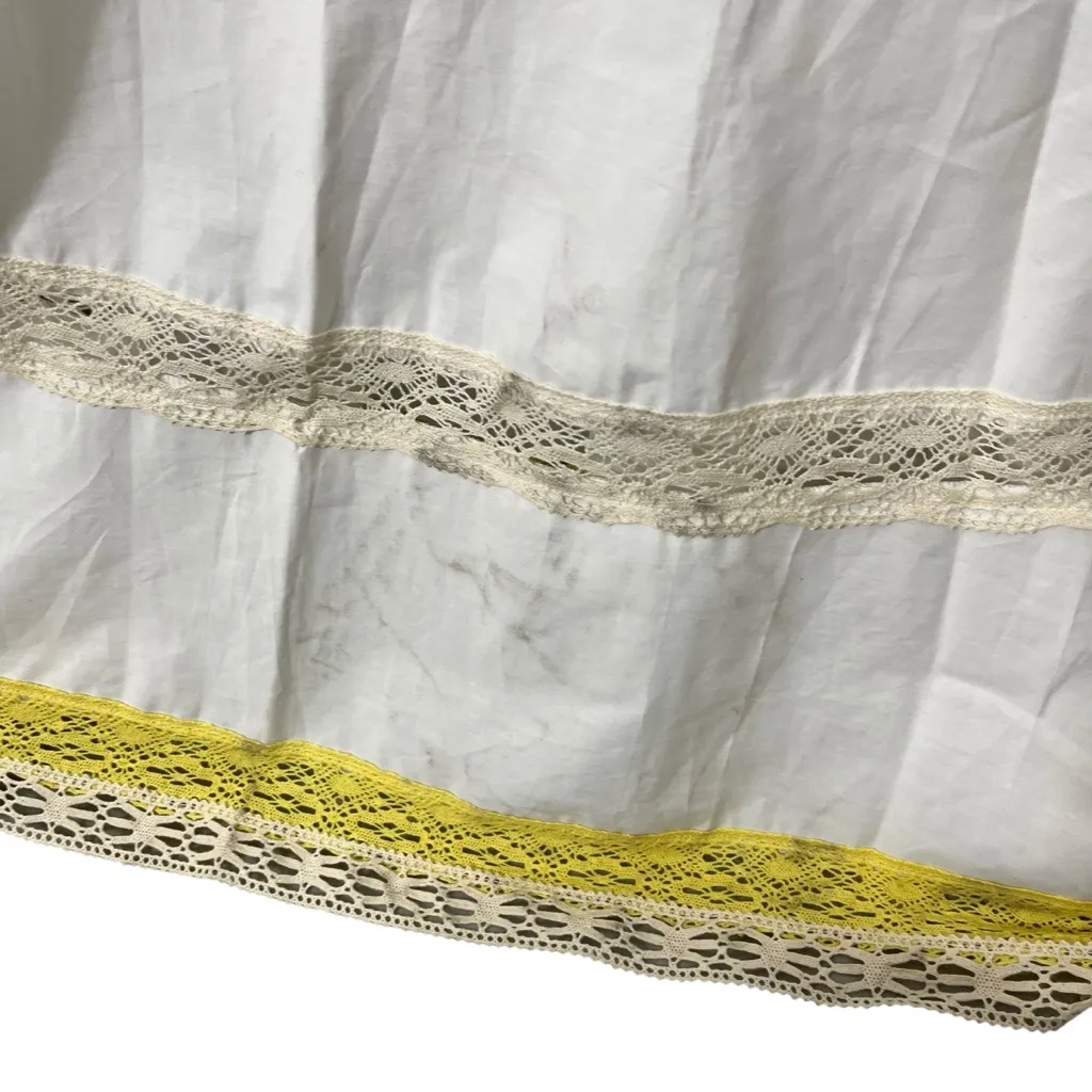 Stellah White Maxi Dress Women’s Small Lace Trim Multicolor Sleeveless - Image 7