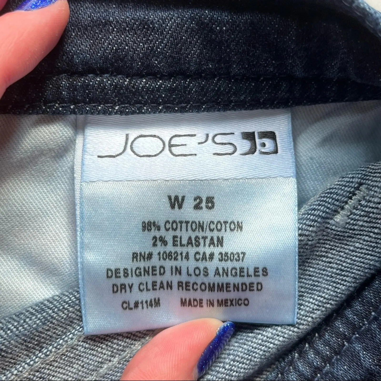 Joe’s Jean Dark Wash Women’s Jean Capri Size W25 - Image 7