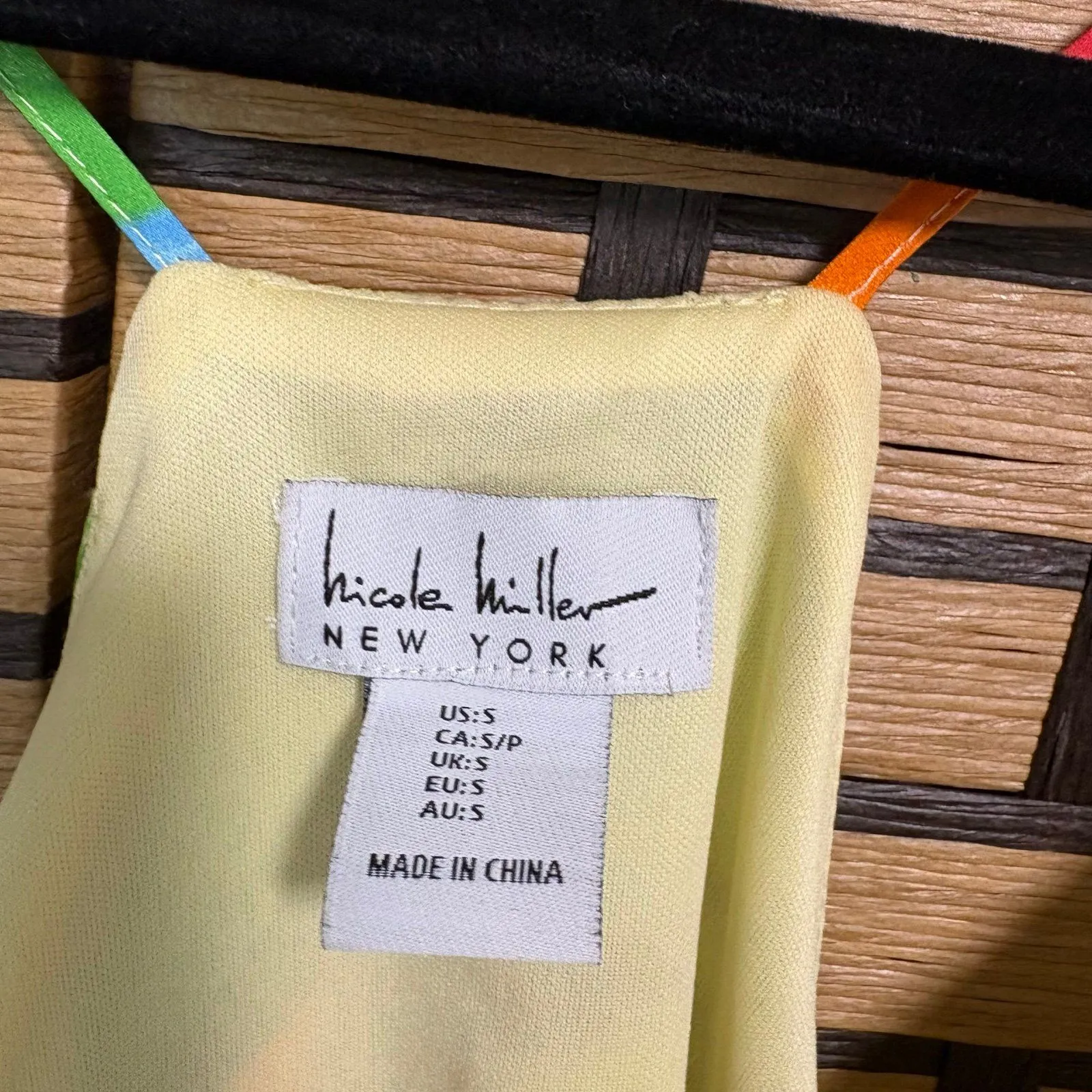 Nicole Miller Multi Color Maxi‎ Dress Size Small - Image 8