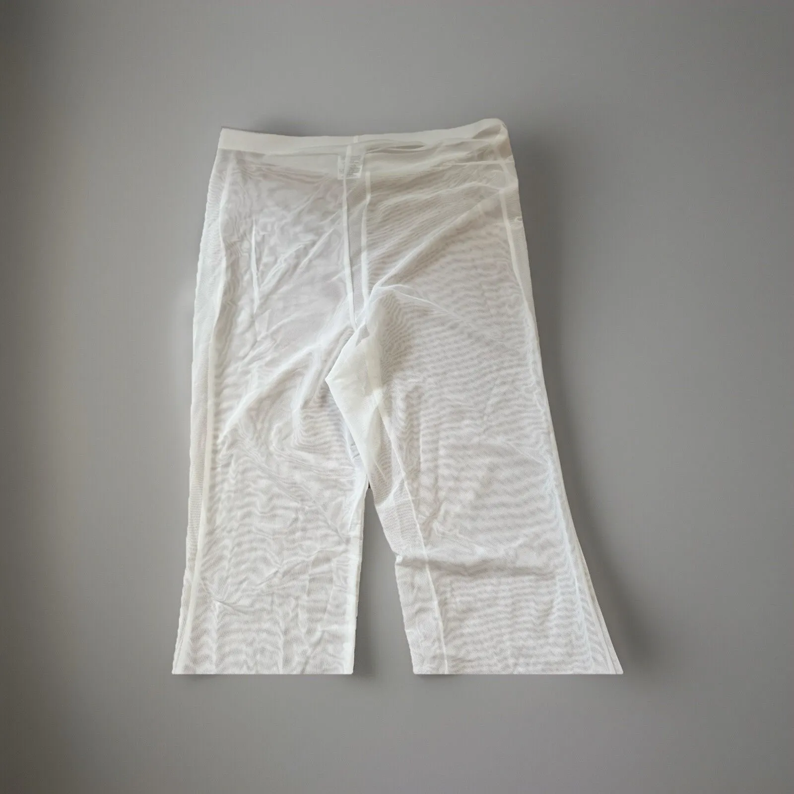 Wild Fable Women's Mesh Flare Cover Up Festival Pants White Size Small - Image 4